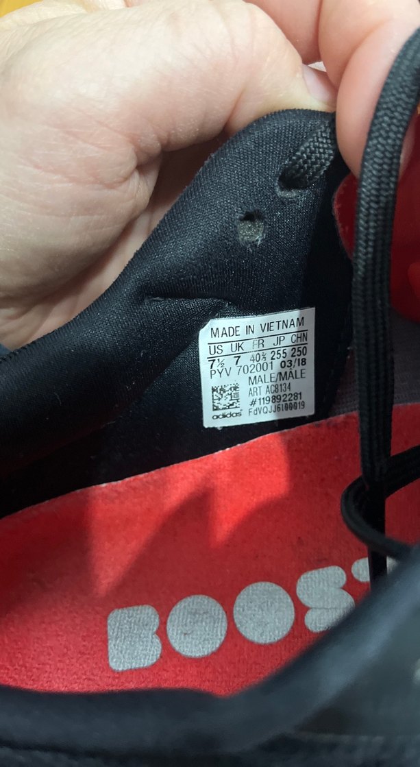 Siyah Çizgili Adidas Erkek Spor Ayakkabı - Görsel 4