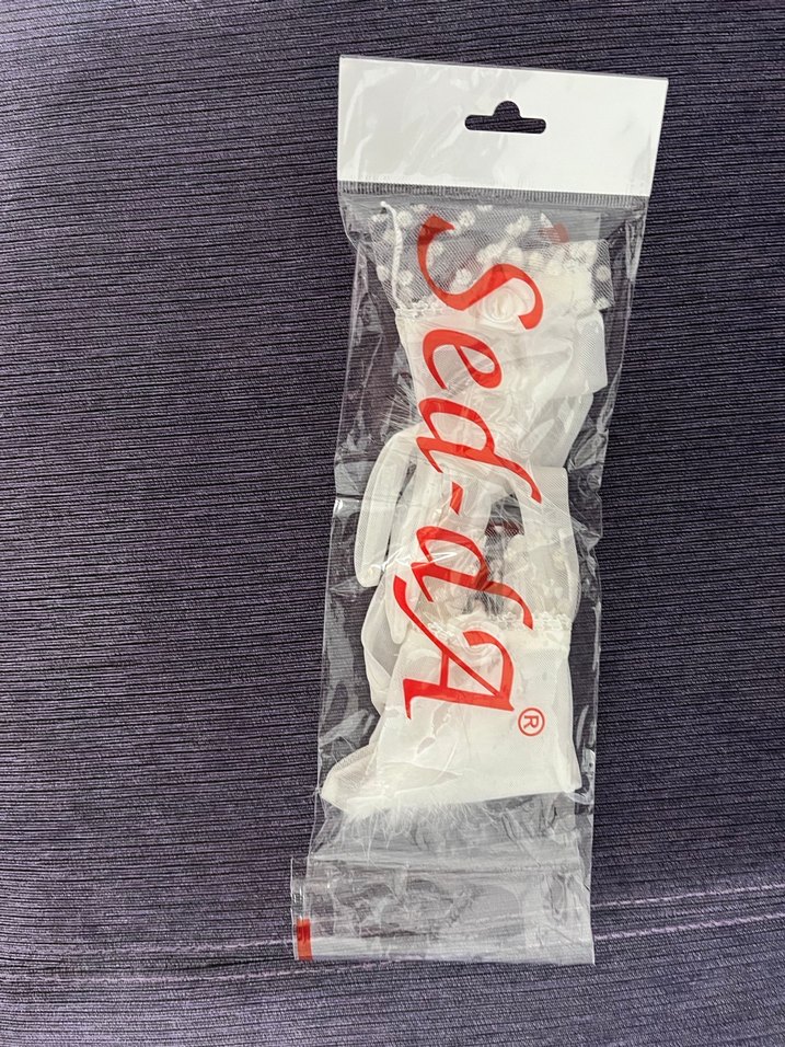 Dantel Detaylı Beyaz Kadın Eldiveni - Görsel 2