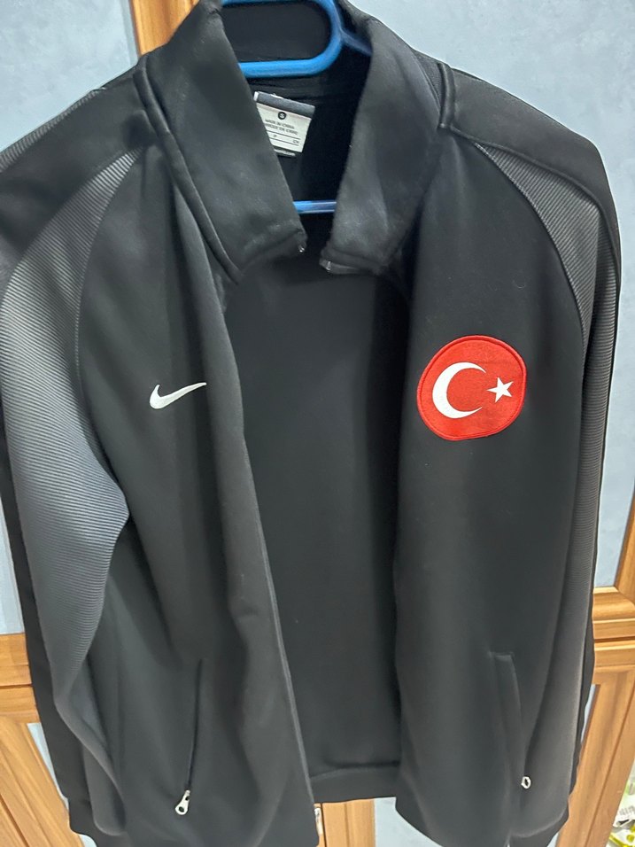 Nike Siyah Fermuarlı Erkek Spor Ceket - Görsel 3