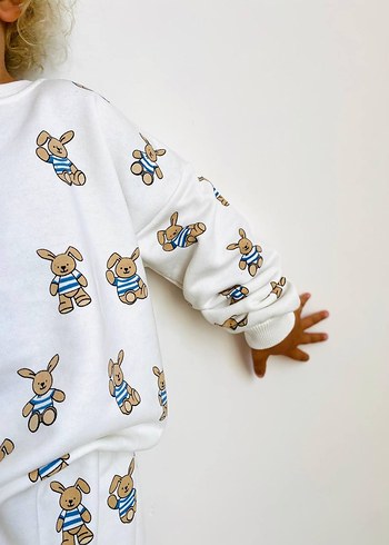 Zara ZARA BABY TAVŞAN BASKILI TAKIM. %100 Pamuk