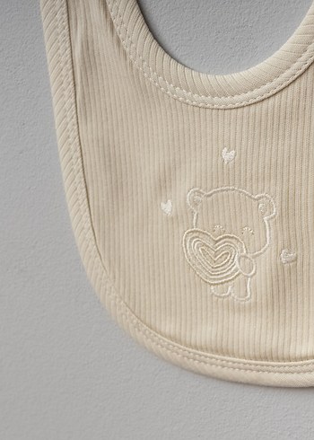 Yenidoğon Ayıcık Desenli 5'li Zıbın Seti - Görsel 2