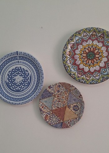 3'lü Dekoratif Duvar Tabağı - Görsel 3