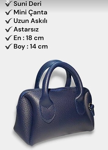 Dior Lacivert mini çanta