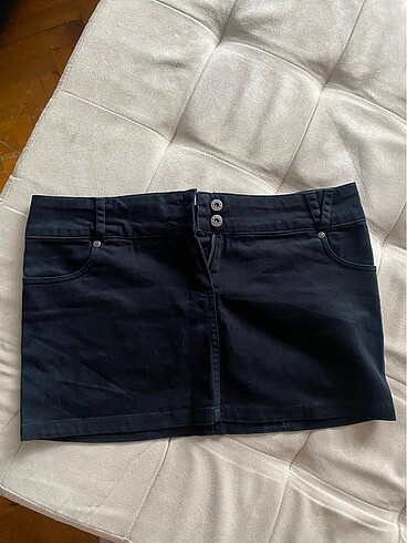 Collezione mini düşük bel kot ceket