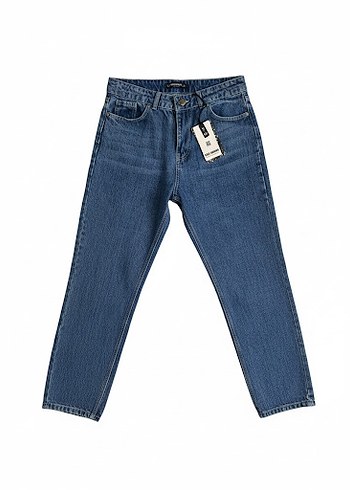 Lacivert Normcore Kadın Denim Pantolon