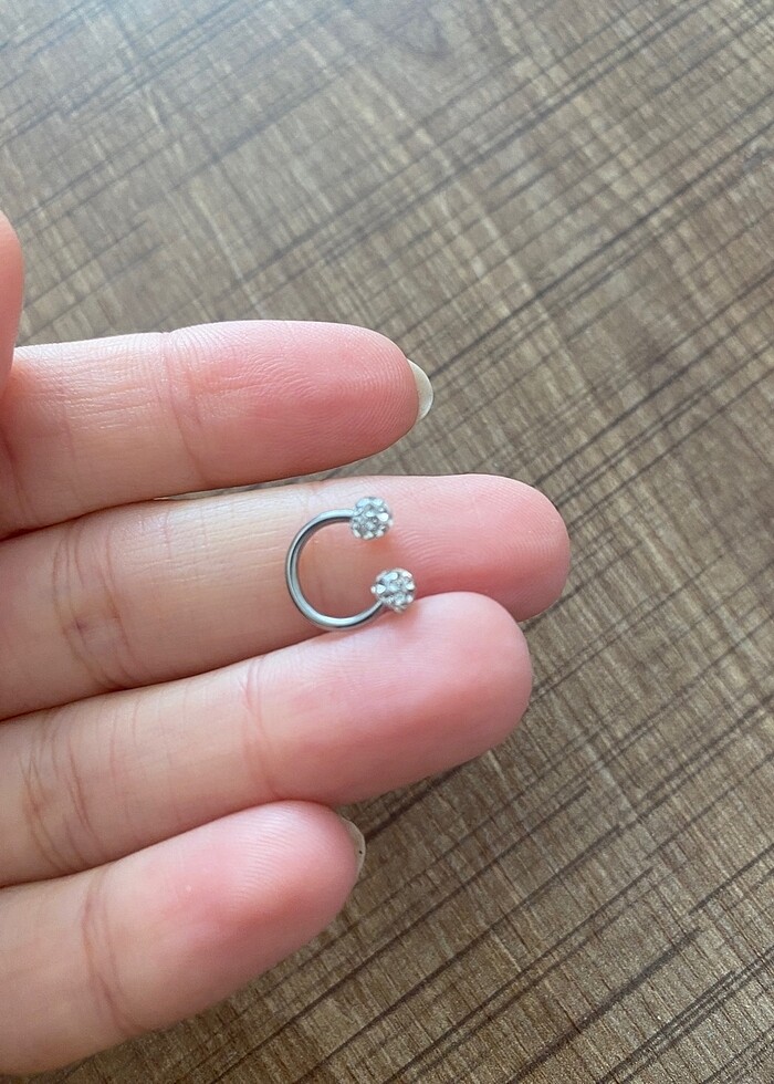 CERRAHİ ÇELİK PİERCİNG - Görsel 3