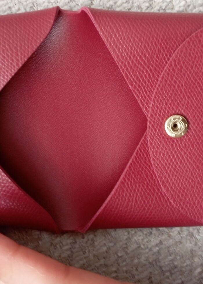 Miniso Bordo Cüzdan  - Görsel 3