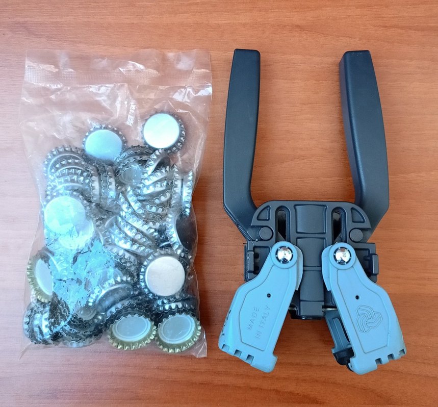 Şişe Kapatma Pensesi + 100 Adet Kapak - Görsel 3