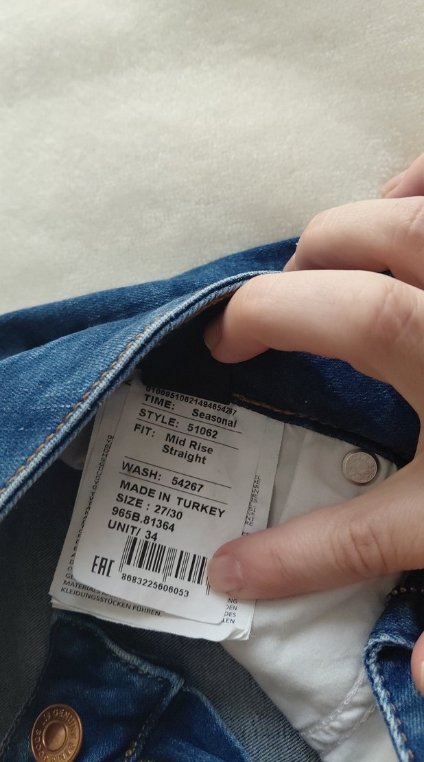 LTB Askeny Mavi Denim Jean hiç giyilmedi — görsel 2/5