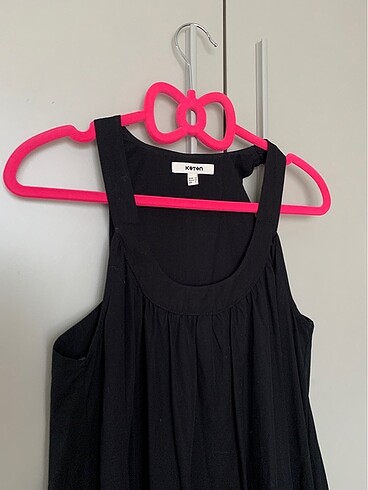 sıfırkollu uzun balon elbise - Görsel 2