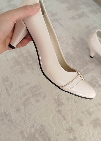 pudra tokalı Stiletto Topuklu Kadın Ayakkabı - Görsel 3