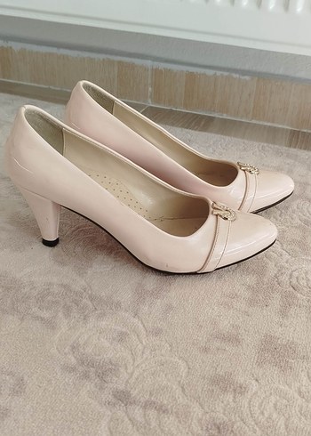 pudra tokalı Stiletto Topuklu Kadın Ayakkabı - Görsel 2