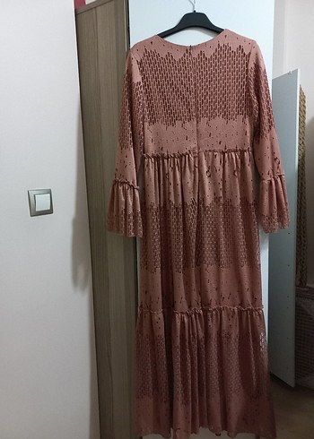 Diğer Bohem Renkli Uzun Triko Elbise