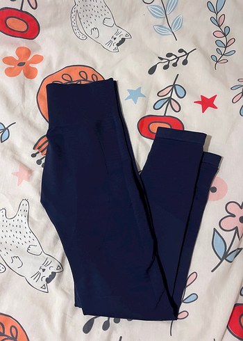 Kadın Lacivert Spor Tayt - Görsel 8