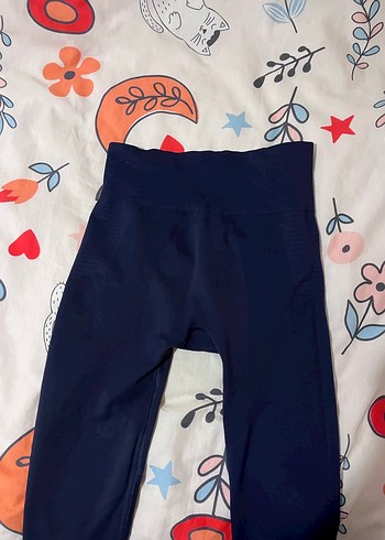 Kadın Lacivert Spor Tayt - Görsel 3