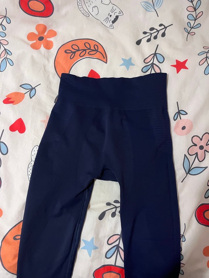 Kadın Lacivert Spor Tayt - Görsel 3