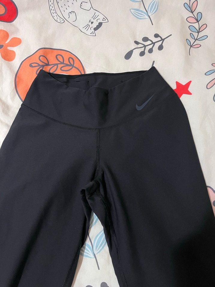 Siyah Baskılı Spor Tayt - Görsel 2