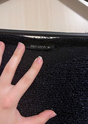 Lacivert Örgü Kadın Kazak - Görsel 4