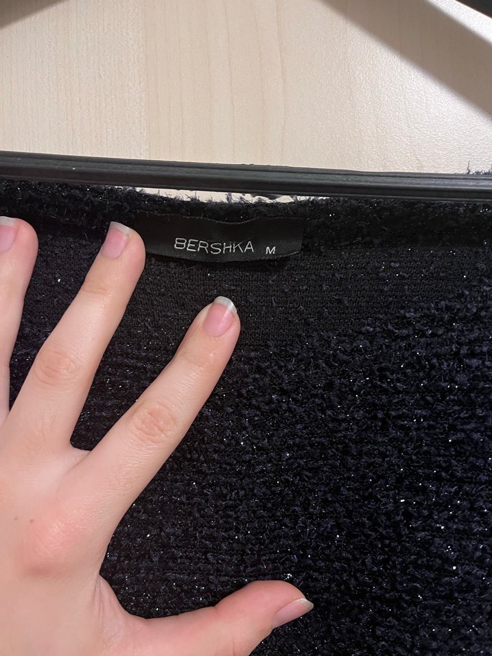 Lacivert Örgü Kadın Kazak - Görsel 4