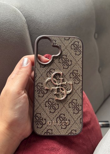 Guess Monogramli Kahverengi Telefon Kilifi