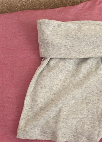 H&M Gri Kadın Mini Şort - Spor ve Günlük