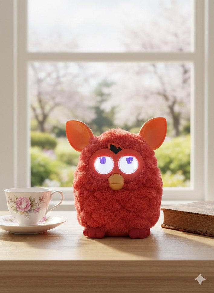 Renkli Kırmızı Peluş Oyuncak - Görsel 2