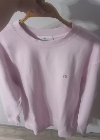 Diğer Pembe Pamuklu Kadın Sweatshirt