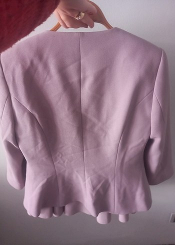 adL Mor Mini Kadın Blazer Ceket 2li takim - Görsel 2