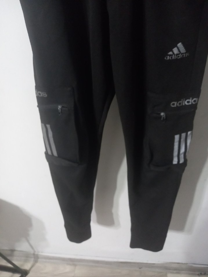 Erkek Siyah Elastik Bel Spor Eşofman - Görsel 3