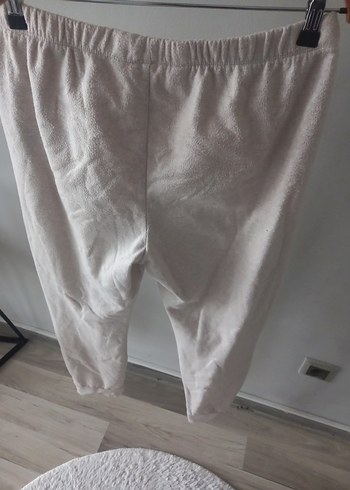 Bej Kadın Keten Rahat Kesim - Görsel 2