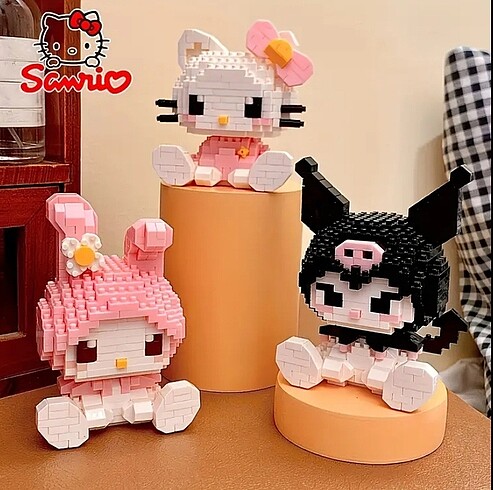 Diğer sanrio bricks hello kitty lego parçaları