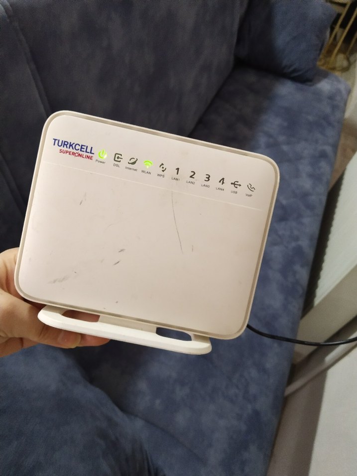 Beyaz Turkcell Superonline modem - Görsel 4