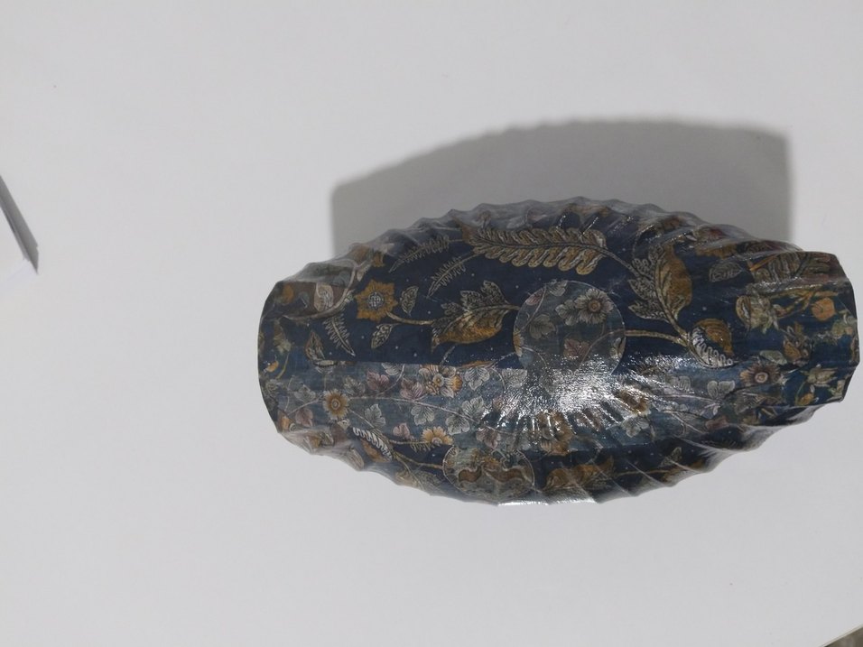 el yapımı i Çiçek Desenli Vazo - Görsel 2