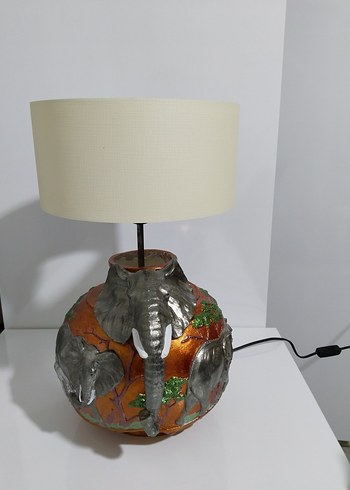 Gri Fil Figürlü Vazo - Görsel 10