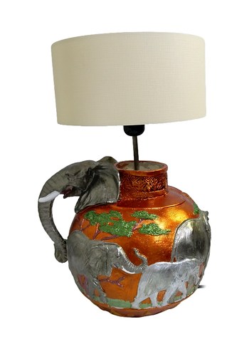 Gri Fil Figürlü Vazo - Görsel 3