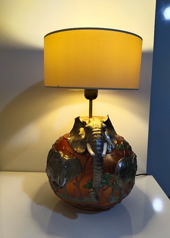 Gri Fil Figürlü Vazo - Görsel 4