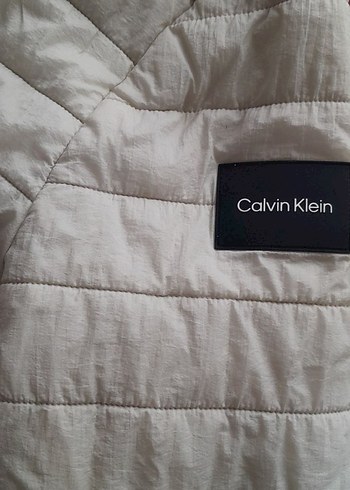 Calvin Klein Beyaz Fermuarlı Erkek Mont - Görsel 5