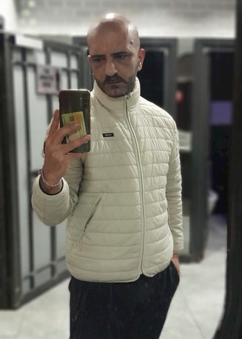 Calvin Klein Beyaz Fermuarlı Erkek Mont - Görsel 3