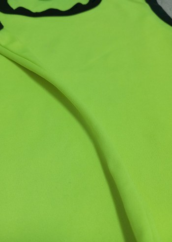 Fosforlu Yeşil Kolsuz Spor Atlet - Görsel 2