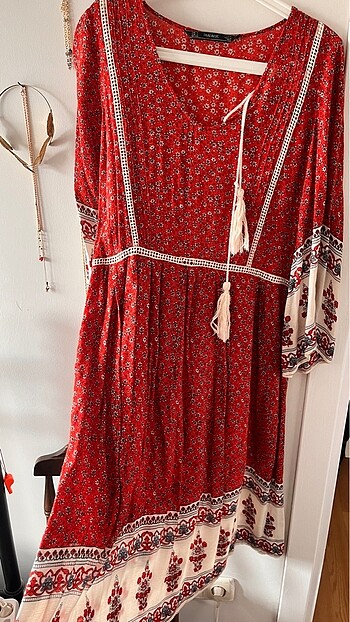 Zara bohem elbise