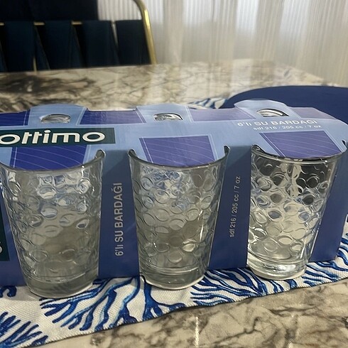 6 lı su bardağı