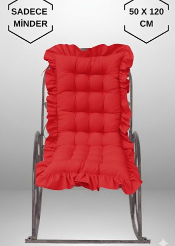 Turuncu Fırfırlı Minder 50x120 cm - Görsel 5