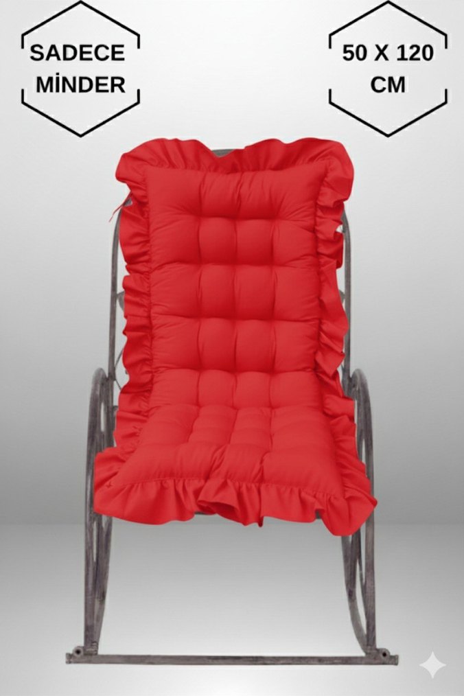 Turuncu Fırfırlı Minder 50x120 cm - Görsel 5