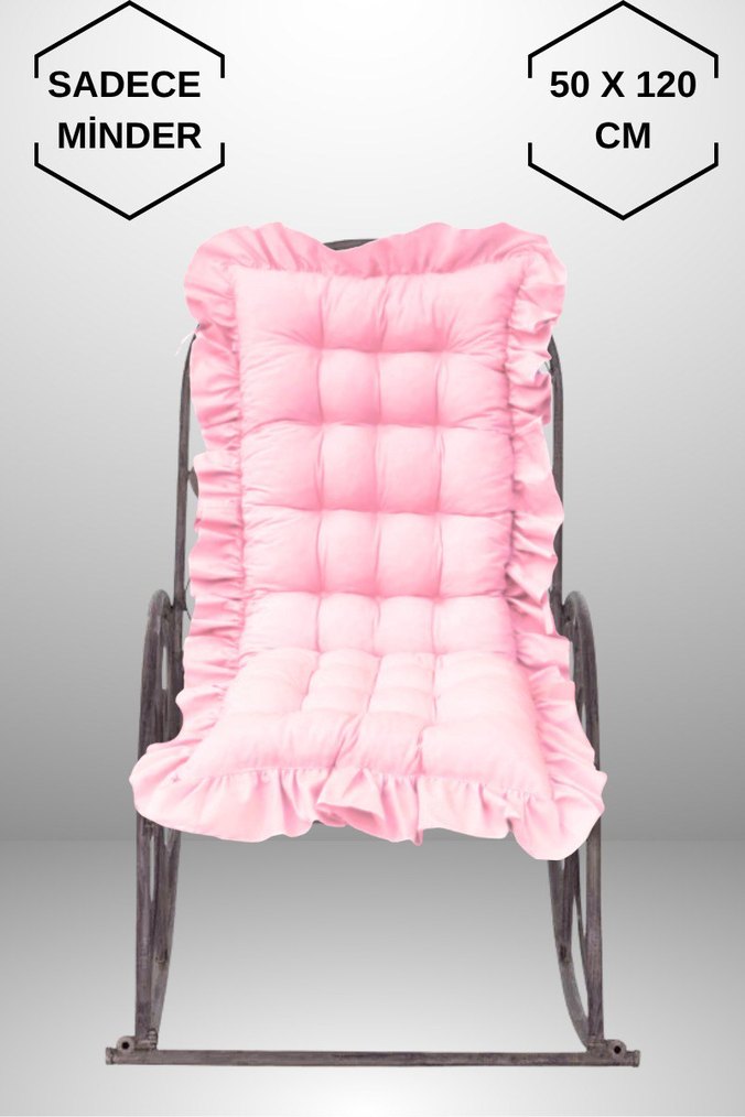 Turuncu Fırfırlı Minder 50x120 cm - Görsel 2