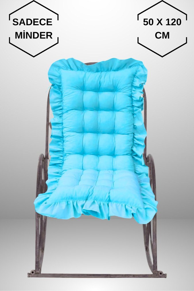 Turuncu Fırfırlı Minder 50x120 cm - Görsel 4