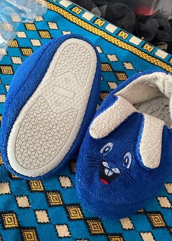 Nakışlı Tavşan Figürlü Kız Çocuk Ev Terliği - Görsel 2