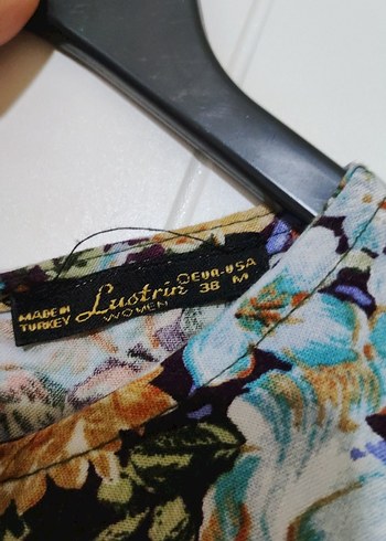 Uzun Bohem Çiçek Desenli Kadın Elbise - Görsel 5