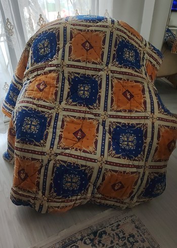 Çok Renkli Desenli çift kişilik yorgan - Görsel 2