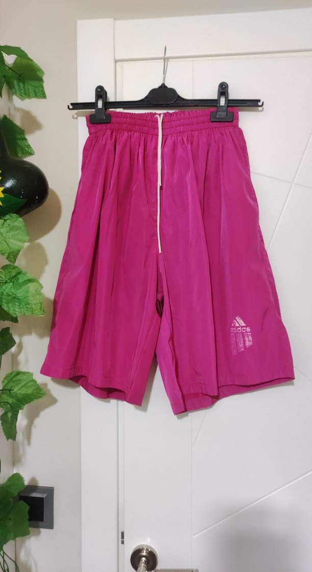 Pembe Adidas Pilili Mini deniz Şortu - Görsel 2