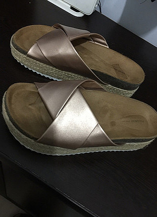 37 Beden çeşitli Renk Pull and bear terlik